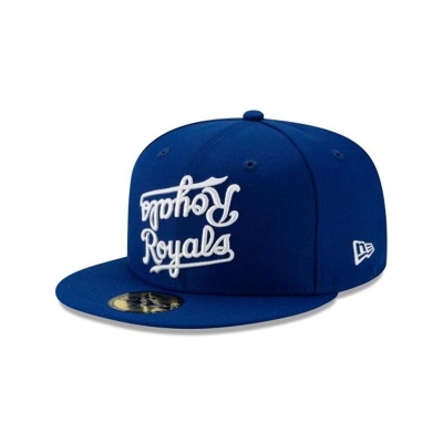 Kansas City Royals Gorra | New Era MLB Team Mirror 59fifty Fitted Cap Mexico - Azules